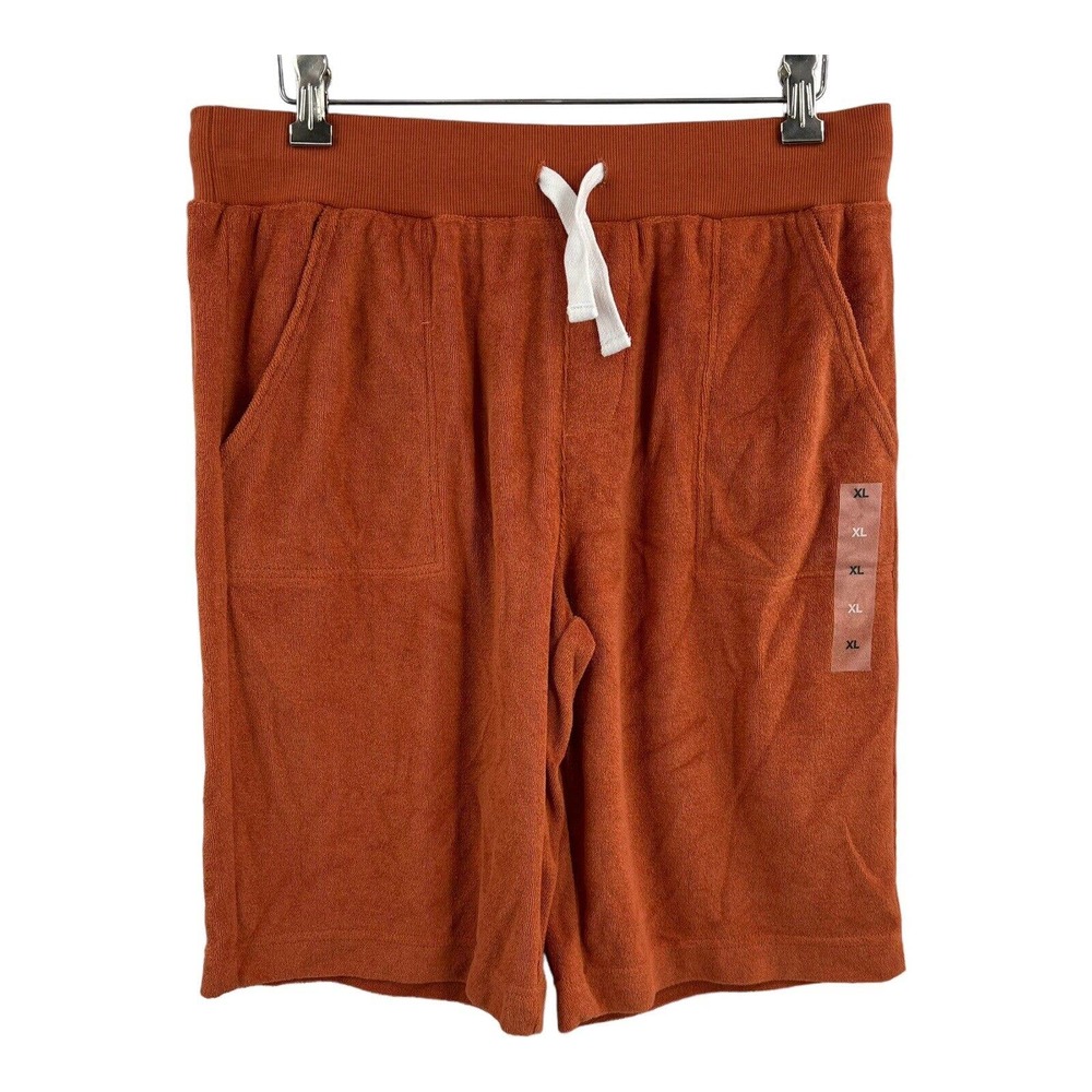 Epic Threads Orange Terry Shorts XL New